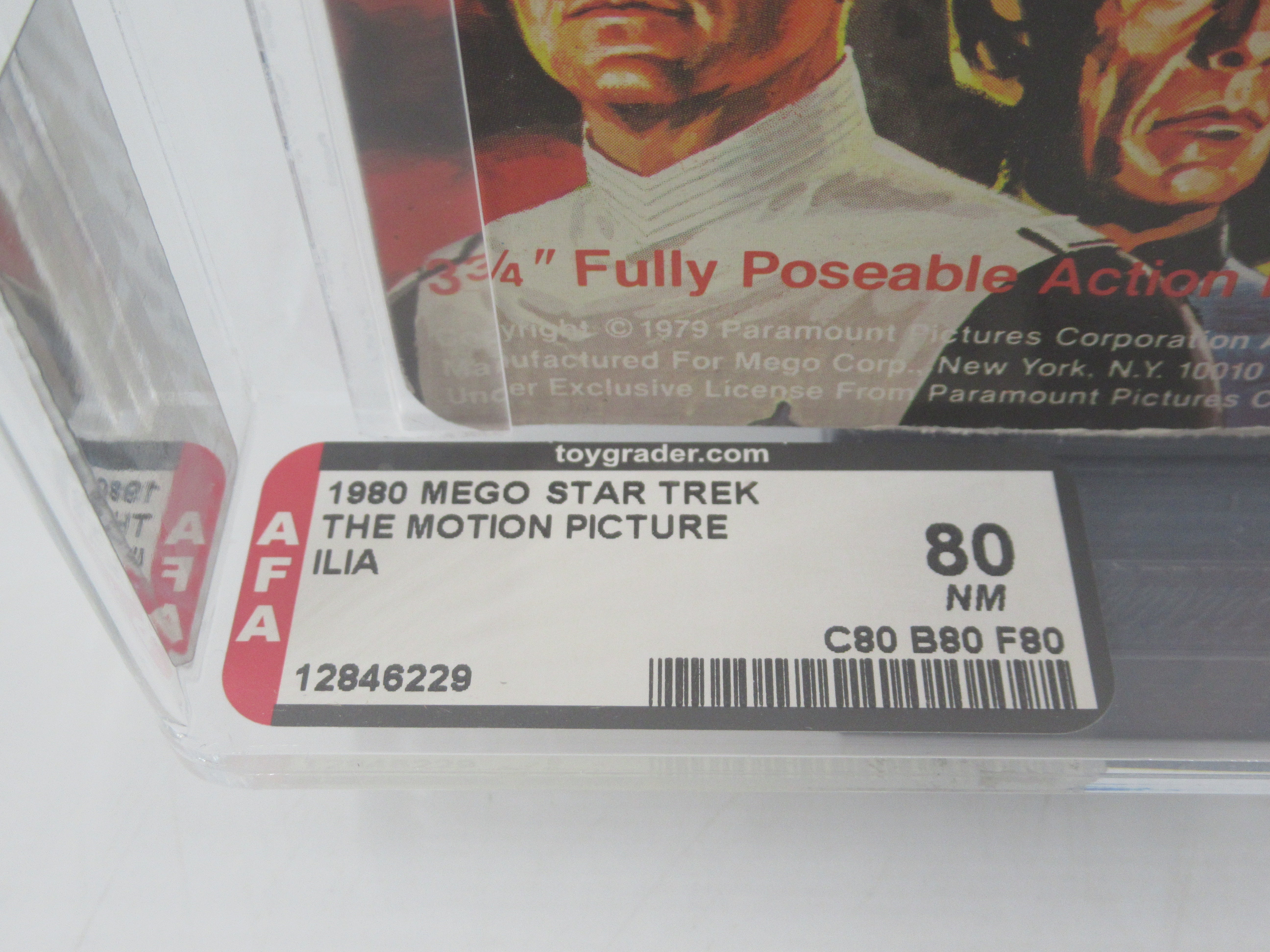 STAR TREK Ilia Graded Action Figure (AFA 80 NM) - Mego Corp. (1980) Vintage Toy